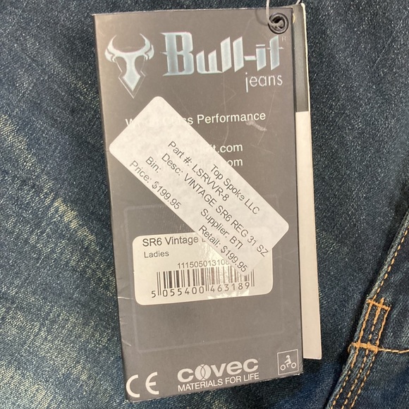 Women’s Motorcycle Riding Jeans by Bull-it - Picture 9 of 9